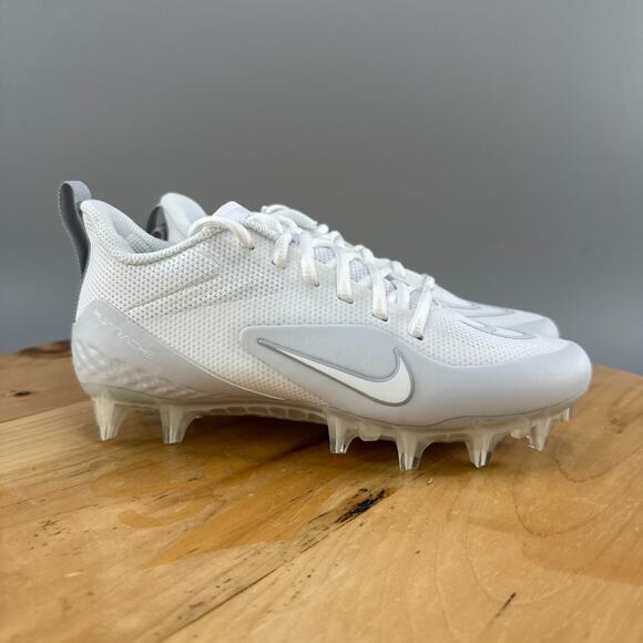Nike Other - Nike Alpha Huarache 8 Pro LAX Mens Size 8.5 White Lacrosse Cleats NEW